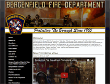 Tablet Screenshot of bergenfieldfd.org